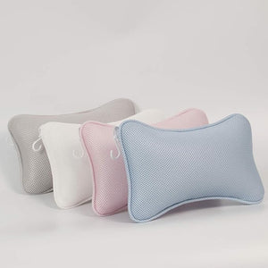 MILISTEN Bath Neck Pillow Bath Headrest Pillow Bath Pillow Support Neck Shoulders Head Rest Cushion with Suction Cup Blue Home Spa Pillow for Bathtub Hot Tub Bath Tub Pillows Bolster Bath Spa Pillow