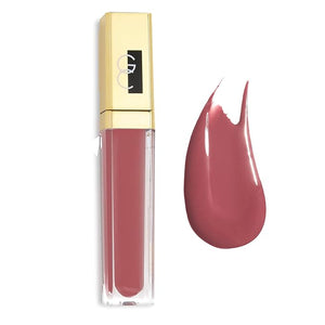 Gerard Cosmetics Color Your Smile Lip Gloss Divalicious, Super Pigmented Mauve Purple Lip Gloss with LED Light and Mirror, Shiny Finish, Hydrating Mauve Lipstick, Cruelty Free and Made in USA