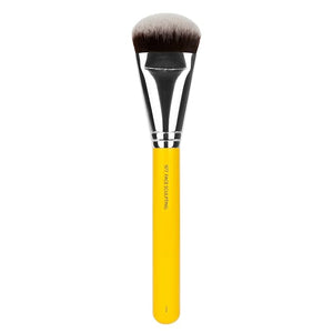 Bdellium Tools Professional Makeup Brush - Studio Series 977 Face Sculpting - With Soft Synthetic Fibers For Contouring the Face (Yellow 1pc)
