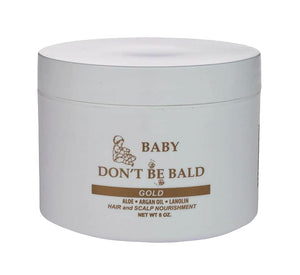 BABY DON'T BE BALD Gold Hair and Scalp Nourishment 8.0 Oz (Pack of 2)