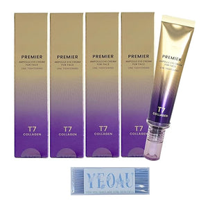 Nourishing KOREAN Eye Cream For A.H.C 2025 Premier Ampoule cream for face Line tightening Season13 1.35 FL.OZ. (40ml) 4 SET/Cotton Swabs (10 pcs)