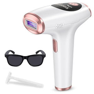 Hair Removal Device IPL Hair Removal Laser Hair Removal for Women and Men 999999 Flashes Permanent for Facial Facial Legs Arms Bikini Line Whole Body Use at-Home(Model: TFDA06S-A)
