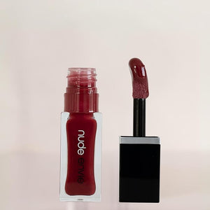 nude envie - Lip Gloss - High-Shine Finish - Moisturizing &amp; Easy Application - Luxury Hydration - Non-Sticky Formula - With Vitamin E &amp; Glycine Soja Oil - Vegan, Paraben-Free &amp; Cruelty-Fre