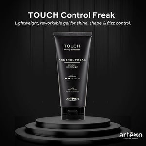 Art?go TOUCH Control Freak Styling Gel (6.7 oz) ? Lightweight Flexible Hold Hair Gel for Smooth Frizz-Free Styles