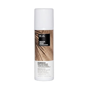 IGK NEVER MISS Root &amp Scalp Touch-Up Spray - Dark Blonde | Temporary Gray Coverage for Roots &amp Thinning Hair | Waterproof Sweat-Resistant Non-Flaking | With Biotin Rosemary &amp Squalane |