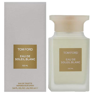 Tom Ford Eau De Soleil Blanc Eau De Toilette Spray for Women 3.4 oz | Bright Citrus Jasmine Tuberose &amp Amber Floral Fragrance