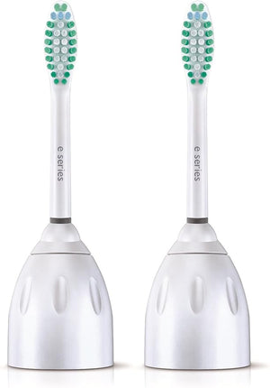 Philips Sonicare Genuine E-Series Replacement Toothbrush Heads 2 Brush Heads White HX7022/66