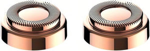 Electric Hair Remover Replacement Head Lipstick Shaver Electric Eyebrow Trimmer Mini Shaver Epilator Painless Women's Shaving(2pcs)
