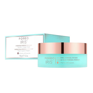 FOREO IRIS Hydrating Hydrogel Eye Mask - Dark Circles Under Eye Treatment for Women &amp Men - Puffy Eyes Treatment - Hydrating &amp Refreshing - Vegan - All Skin Types - 60 Under Eye Patches