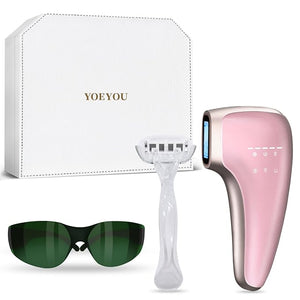 Laser Hair Removal 25J Large Energy IPL Hair Removal Device 39¡ÆF Truly Pain-free Sapphire Ice-Cooling 999999+ Flashes At-Home Hair Removal for Women &amp Men 5 Modes for Whole BodyFDA Cleared