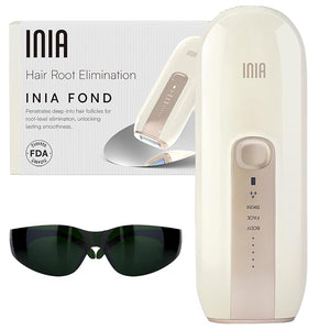 Laser Hair Removal Device for Women and Men INIA Fond Hair Remover with Long-Lasting in Hair Reduction for Body&ampFace Safe at-home Results for Armpits Bikini and Legs