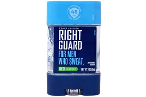 Right Guard Sport 3D Odor Defense Anti-Perspirant Deodorant Clear Gel Fresh 3 oz (Pack of 8)