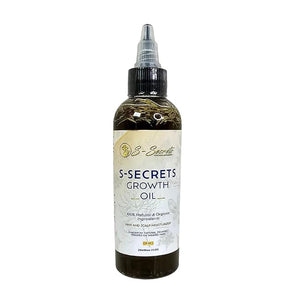 S-Secrets Scalp and Hair Oil for Women 4oz Natural Scent Liquid Formula Enriched with 21 Natural Ingredients. Ideal for All Hair Types. Founded by a Black Woman