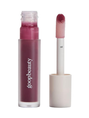 goop Beauty Hydra-Barrier Gel Gloss | Hydrating Lip Gloss to Moisturize &amp; Plump Lips | Hyaluronic Acid &amp; Vitamin E | Lilac - Sheer Amethyst | 0.13 oz