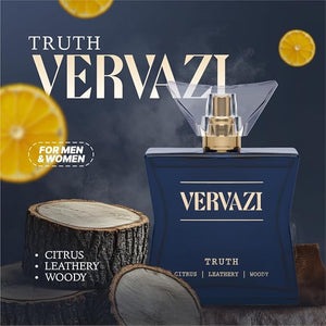 Truth 50 ml Unisex Eau de Parfum Bergamot Lavender Cedarwood Notes - 22% Concentration 8+ Hours Lasting Perfume for Women &amp Men Day &amp Night Wear Includes Radiance Perfume Tester