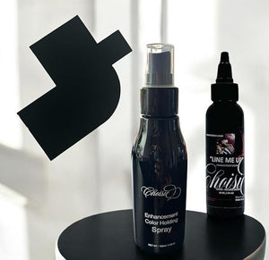 Enhancement Color Enhancement Holding Spray and Line-Up Card (Natural Black Bundle)