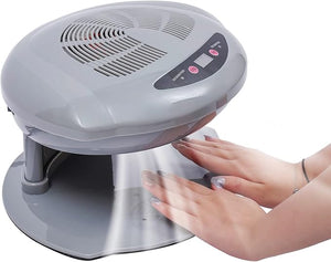 Professional Nail Dryer400W Air Nail Fan Blower Dryer Machine with Auto Induction Warm &amp Cool Wind Manicure Tool with Automatic Sensorfor Fingernail &amp Toenail CuringGrey