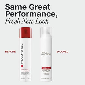 Paul Mitchell Super Clean Hairspray Fast Drying Adds Texture + Flexible Hold For All Hair Types 9.5 oz