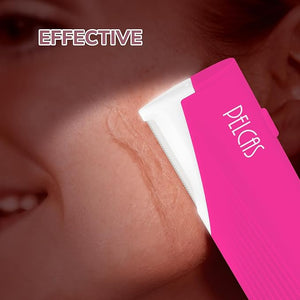 PELCAS Electric Dermaplaning Tool Kit with LED Light Mini Face Dermaplaning Razor with 6 Replace Blades Painless 3 Speeds Facial Peach Fuzz Exfoliation &amp Hair Removal System for Women BV18-712