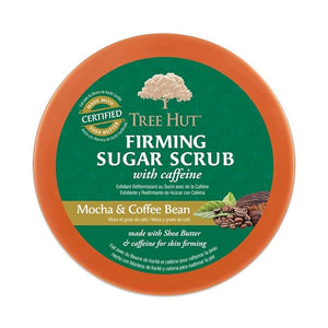 Tree Hut Ultra Hydrating and Exfoliating Sugar Scrub Mocha &amp Coffee Bean for Nourishing Essential Body Care 18 Ounce