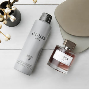 GUESS 1981 Men/Homme Eau de Toilette 3 Piece Gift Set - Cologne Spray 3.4 Fl. Oz., Deodorizing Body Spray 6.0 Oz., &amp; Shower Gel 6.7 Fl. Oz.