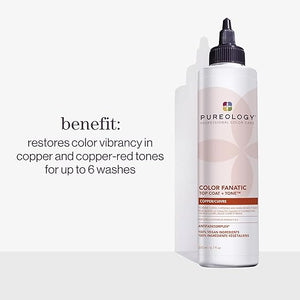 Pureology Color Fanatic Top Coat + Tone - Maintains Hair Color Treatment Smooths Restores Vibrancy and Adds Shine