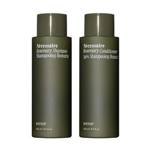 N?cessaire Rosemary Hair Duo | Multi-Protein Strengthening Shampoo + Conditioner Set For Thinning Hair. For Women + Men. Good For All Hair Types/Textures. Free Of Sulfates. Color-Safe. 250 ml / 8.4 oz
