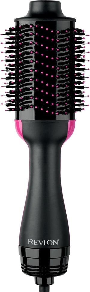 REVLON One-Step Volumizer Hair Dryer and Styler | Less Frizz More Shine and Less Heat Damage for Fast and Easy Salon-Style Blowouts for All Hair Types and Lengths (Black)