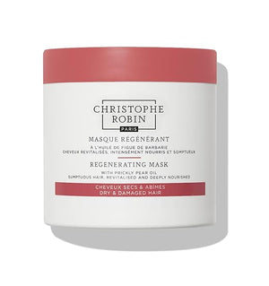 Christophe Robin Regenerating Mask with Prickly Pear Seed Oil for Dry Damaged and Chemically Treated Hair 8.4 fl. oz