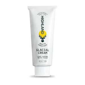 Highland Glacial Cream - Versatile hair styling cream that smooths, de-frizzes, texturizes &amp; boosts curls. Natural, plant-derived, &amp; made for all hair types. (2.5 oz)