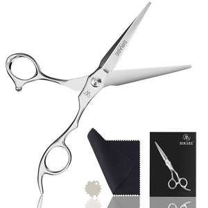 Sirabe Professional Hair Scissors Shears 6.5 Extremely Sharp Blades Hair Cutting Scissors Barber Kit Haircut Scissors for Home Salon Hairdressing