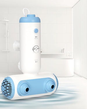 Bath Jets for Tub Portable Bath Spa for Bathtub with Dual Hydro Jets Bathtub Spa Machine Creates Soothing Bubbles for Daily Relax at Home Use (Blue)