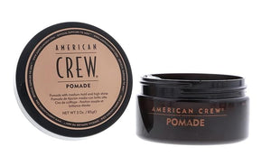Men's Hair Pomade by American Crew Medium Hold with High Shine 3 Oz (Pack of 2)