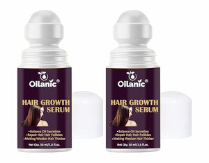 PRZX Roll-On Scalp Care Serum (Pack of 2 50 ml Each) | Nourishing Lightweight &amp Fast-Absorbing Formula | Helps Refresh Scalp &amp Support Healthy-Looking Hair | Suitable for All Hair Types