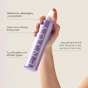ENJOY Conditioning Spray (10.1 OZ) Moisture-Rich Smoothing Shine-Enhancing Conditioning Spray