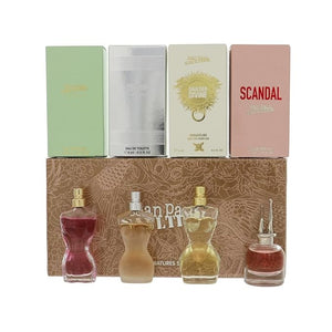 Jean Paul Gaultier 4-Piece Miniature Set for Women (La Belle Scandal Classique Divine)