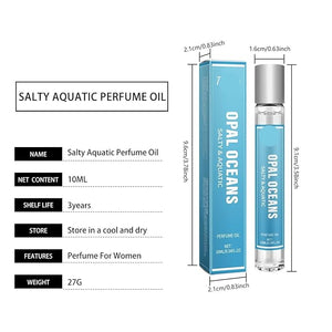 Ocean Breeze Fragrance Roll-On Perfume - Natural &amp Long-Lasting Sea Wind Scent For Refreshing Vibe Perfect For Dating(2PCS)