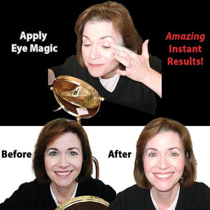 Original Instant Eye Lift Kit (Small/Medium Kit) 64 Eye Lift Strips + wax/gel. Lifts Droopy Upper Eyelids for A Youthful Look