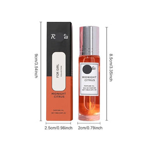 Charming Orange Blossom Rollerball Perfume - Fresh Light Scent For Daily &amp Casual Wear Unisex Fruity Fragrance With Long-lasting Appeal(3PCS)