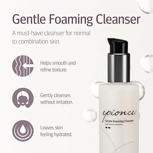 Epionce Gentle Foaming Cleanser - Face Wash &amp Makeup Remover for Normal to Combination Skin Hydrating Facial Cleanser Dermatologist Skincare