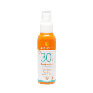 Biosolis Sun Spray SPF 30 - Sunscreen Spray Conditions the Face and Body - Mineral-Based Filters - Protects Against Harmful Rays - Ideal for Tanned Skin - No White Marks - Non-Greasy - Vegan - 3.4 oz