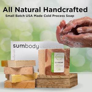 Sumbody USA Made Handmade Soap Bar (6pk) Rich Hydration Dry, Sensitive Skin, Moisturizing Soap For Face, Hands, Body Self Care Gift Set Men &amp; Women - Goat Milk Citrus Vanilla Coconut Variety Pack
