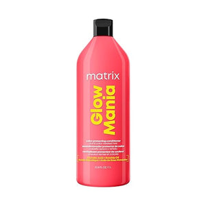MATRIX Glow Mania Conditioner - Enhances Shine and Moisturizes Preserves and Protects Color Vibrancy For Dull and Color-Treated Hair Sulfate-Free With Glycolic Acid &amp Rosehip Oil