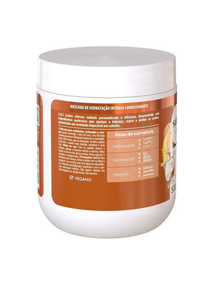 Salon Line - Linha SOS Cachos (Oleo de Coco) - Mascara de Hidratacao Intensa 500 Gr - (SOS Curls (Coconut Oil) Collection - Deep Treatment Moisturizing Mask Net 17.63 Oz)