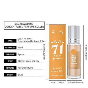 Jasmine Charm Perfume Roll-On | Natural Fresh Floral Scent | Daily Wear For Elegance &amp All-Day Fragrance(2PCS)
