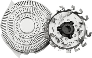 Shaving Head Razor BladeCompatible For PhilipsElectric Shaver PT878 PT920 PT870 PT877 Blade Head Integral Blade Replacement Kit(Silver 2pcs)