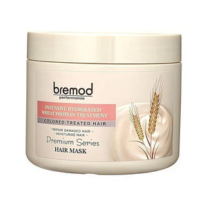 Bremod Performance Wheat Protein Hair Mask Intensive Repair Treatment for Color-TreatedDamaged Hair Strengthens Boosts Elasticity Adds Volume Locks in Moisture 16.9 Fl Oz