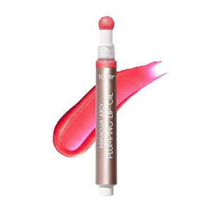 tarte maracuja juicy plumping lip oil - Hydrating &amp; Volumizing Lip Plumper Gloss Balm with Nourishing Hyaluronic Acid &amp; Vitamin E, Plumps &amp; Moisturizes, Vegan &amp; Cruelty Free