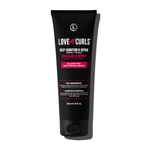Love Ur Curls - Deep Conditioner &amp Repair Moisturizing Treatment Repairs Dry Damaged Hair for all Hair Types Vegan 236mL