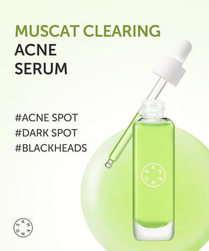 SERUMKIND Muscat Discoloration Correcting facial serum - 1fl oz - Blemishes &amp blackhead remover - Vegan Not Tested on Animals - Korean Skin Care - PHA Redness Relief and Exfoliating